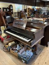A Broadwood rosewood baby grand piano, 150 cm wide, Ivory Exemption Registration ref: ZXWVYX46 In