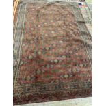 A Turkeman carpet, 280 x 188 cm