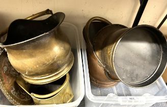 Assorted metalwares (2 boxes)