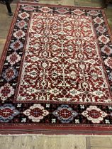 An Anatolian Oushke carpet, 287 x 200 cm