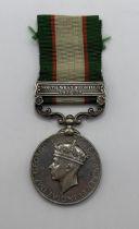 An India General Service Medal, awarded to 14073 Sepoy Mohd Yusaf 3-12 FFR, with a North West