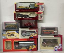 A Days Gone By Trackside Truck and Trailer, boxed, and assorted boxed die-cast model trucks