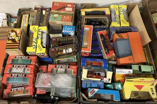 Assorted Russian and Continental model cars, mostly boxed (2 boxes)
