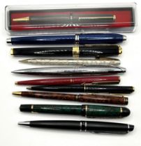 ***On instructions of the family regretfully withdrawn*** A Waterman ballpoint pen and assorted