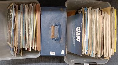 Assorted vinyl LP records (3 boxes)
