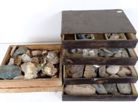 Assorted mineral samples