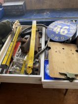 A large quantity of parts and tools, including Heinkel microcar parts (qty)