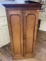 An unusual late 19th century mahogany cigar cabinet, 80 cm wide, and assorted cigar boxes (qty)