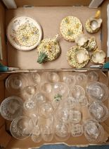 Assorted ceramics and glass (2 boxes)