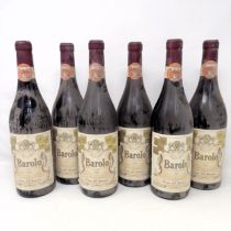 Six bottle of Barolo 1990 (6)