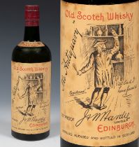 A bottle of Hardie Antiquary Scotch whisky Level to middle of shoulders