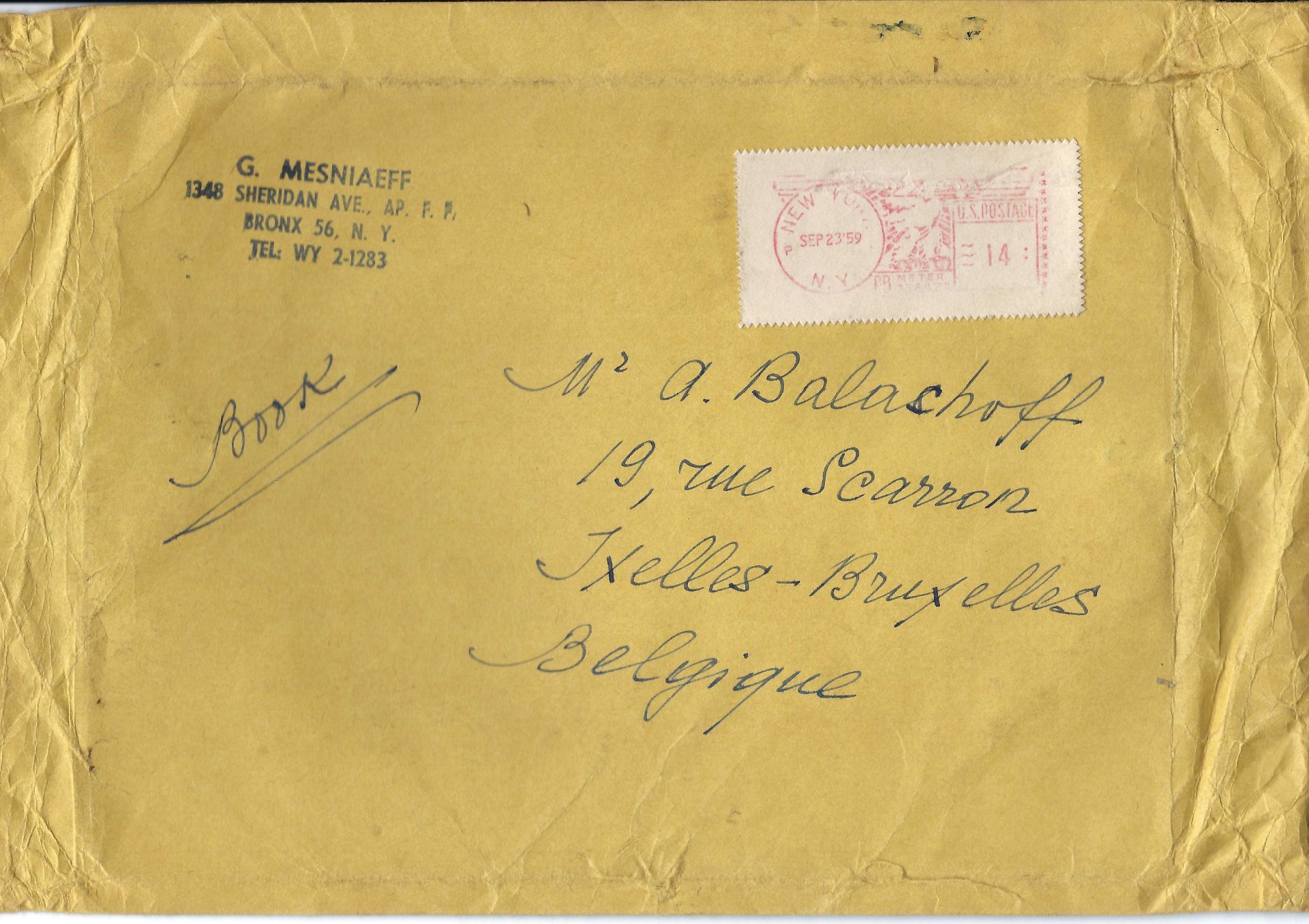 ARCHIVES D’ANDREÏ BALASHOV (1889-1969) COLLON FRÉDÉRIC ; KOLIUBAKIN I., COLONEL ; HIGOUMÈNE MODEST ; - Image 2 of 45