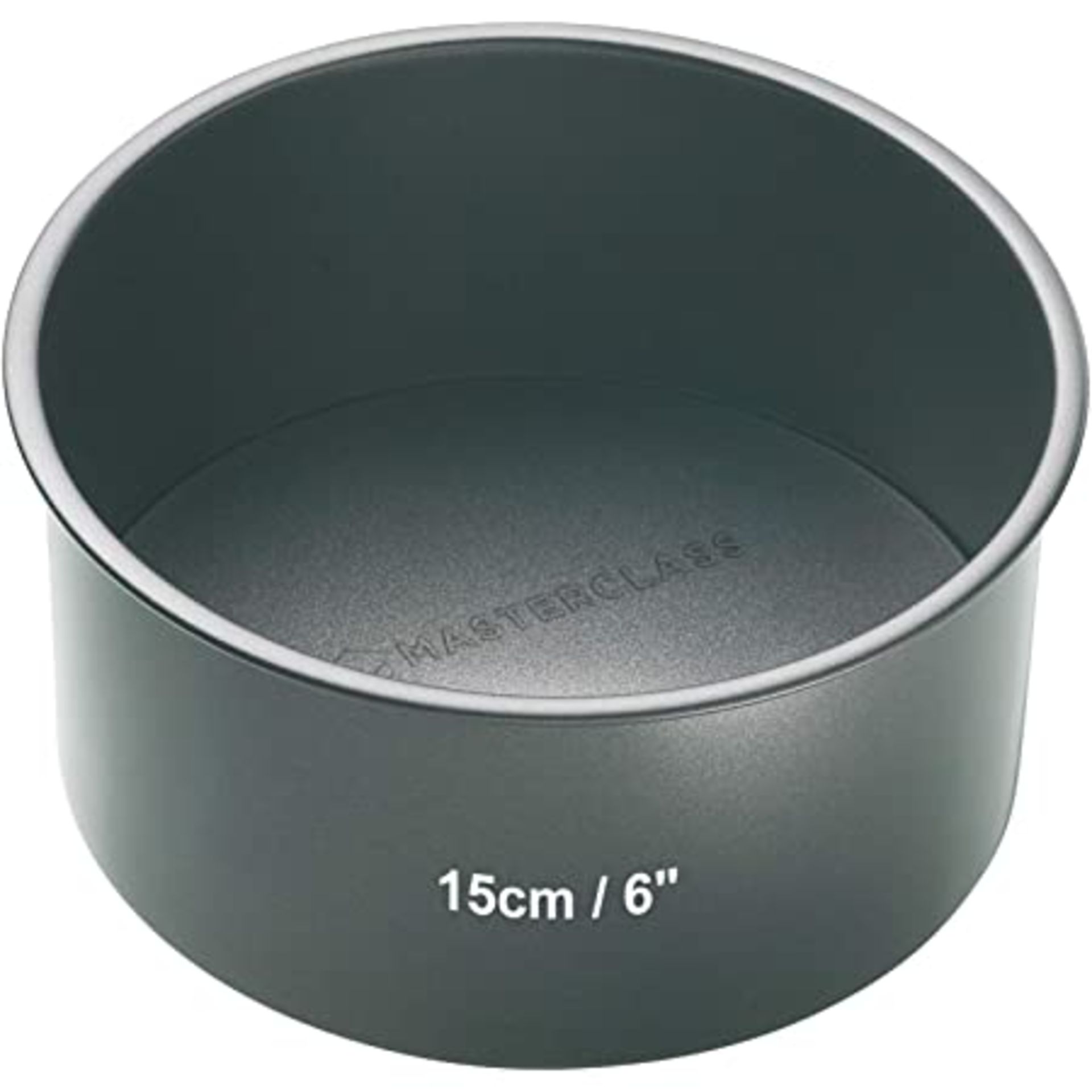 MasterClass 15 cm Springform Cake Tin with Loose Base and PFOA Non Stick, Robust 1 mm Carbon Steel,