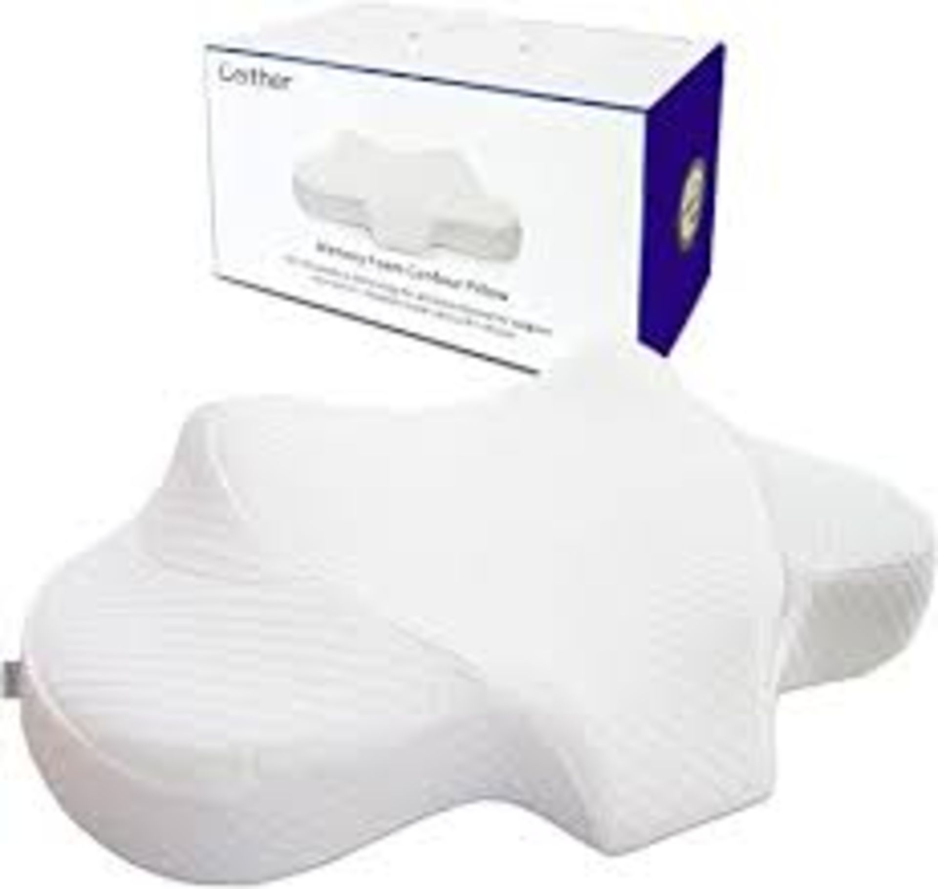 RRP-£30 Ceither Soothing Cervical Pillow Memory Foam Ergonomic Contour For Neck And Shoulder Pain Re