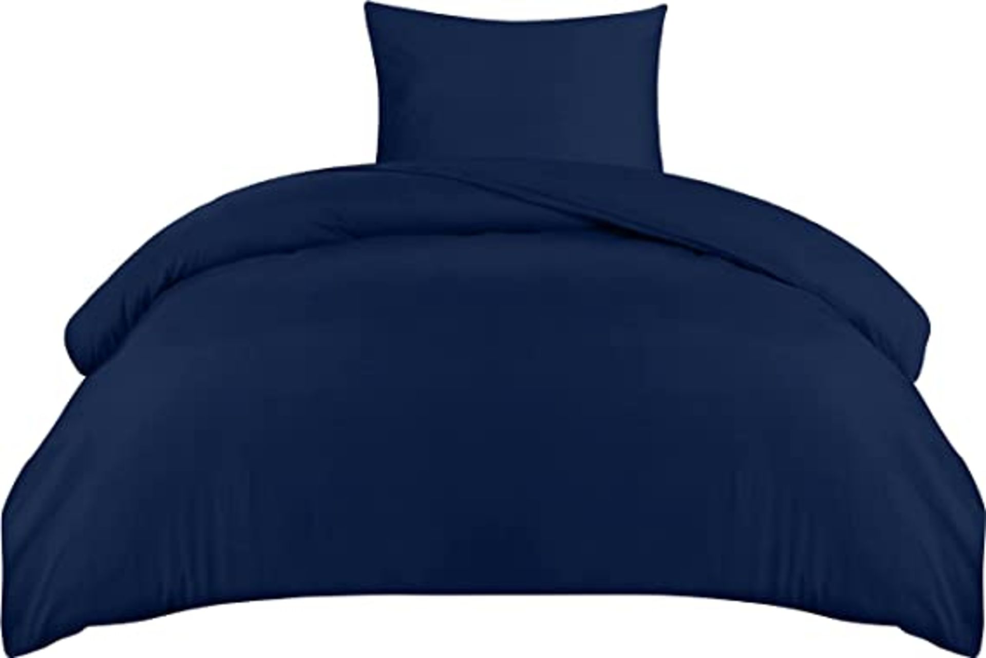 RRP-£5 Utopia Bedding Fitted Sheet Single, Navy - Deep Pocket 14 inch (35 cm) - Easy Care - Soft Bru