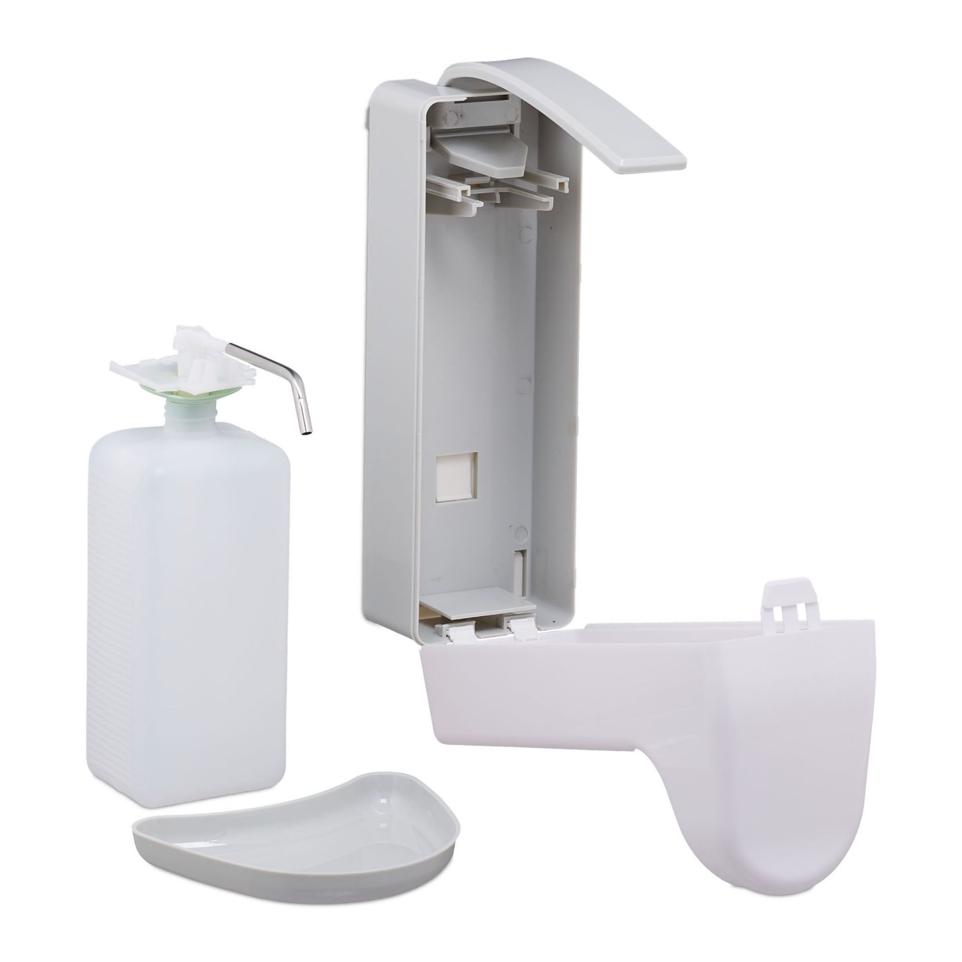 RRP-£12 Addis Soap Dispenser In White and Green