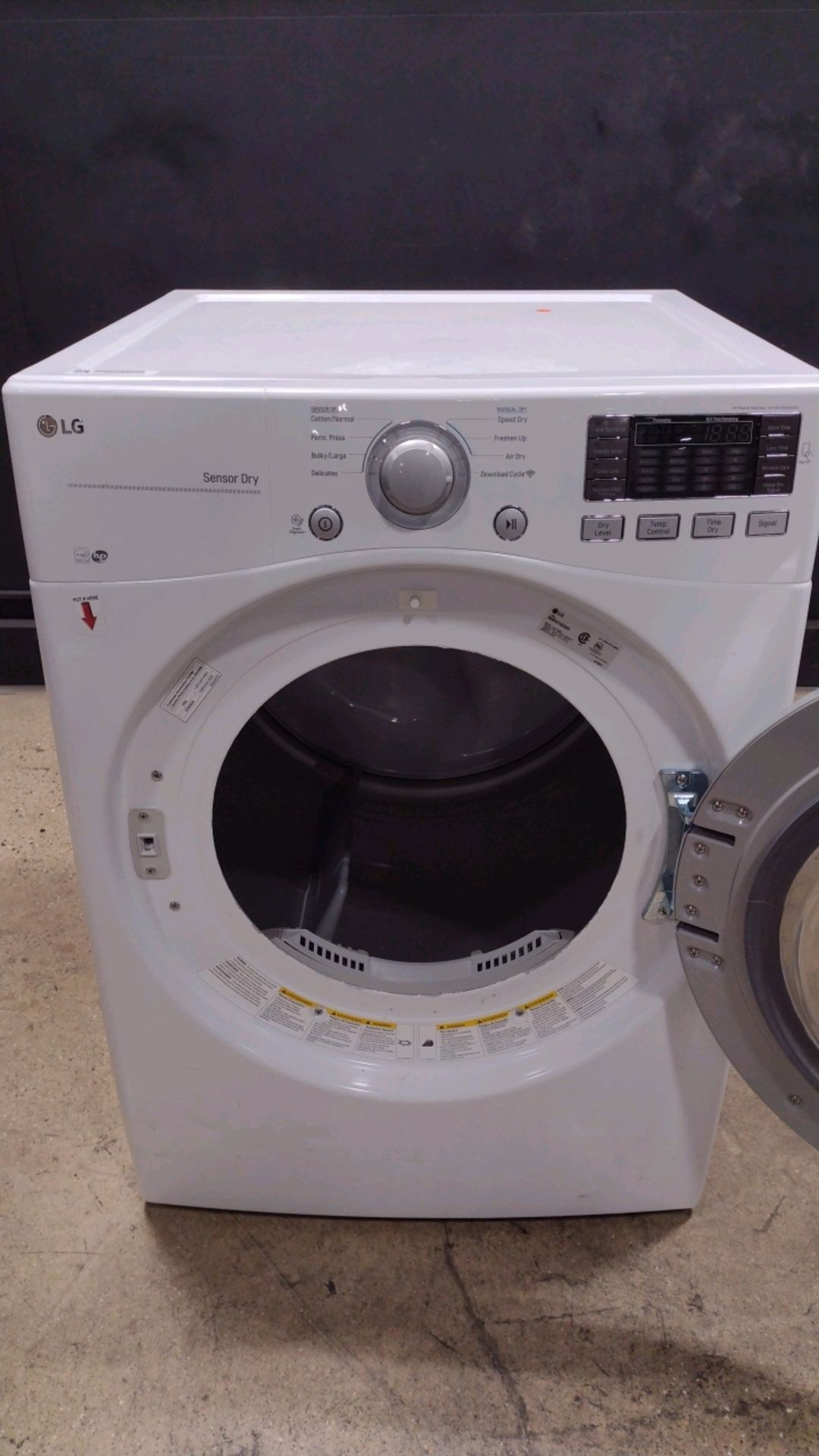 LG DLE3170W DRYER MACHINE (LOCATED AT 3325 MOUNT PROSPECT ROAD, FRANKLIN PARK, IL, 60131) - Image 2 of 3