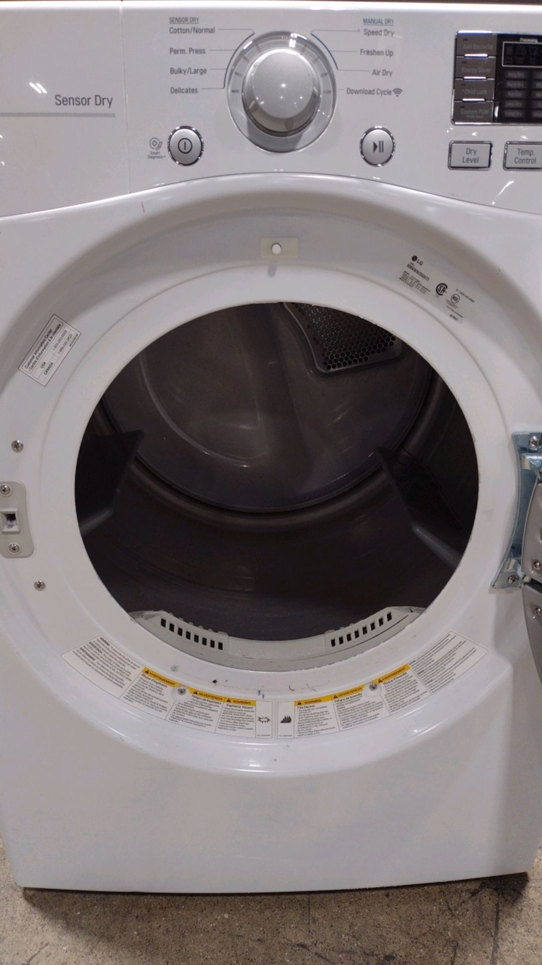 LG DLE3170W DRYER MACHINE (LOCATED AT 3325 MOUNT PROSPECT ROAD, FRANKLIN PARK, IL, 60131) - Image 2 of 3