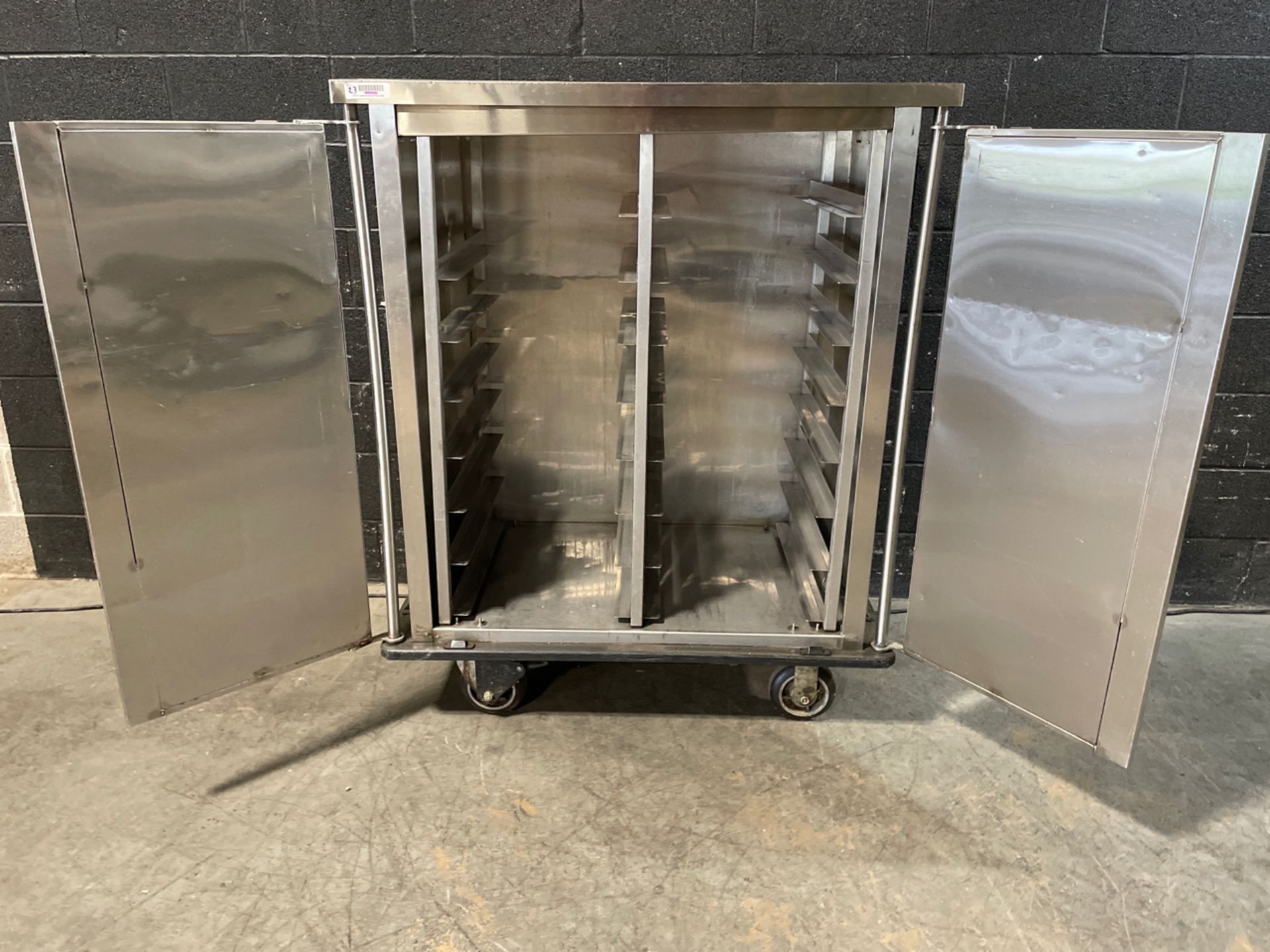 DINEX CARLISLE SS FOOD TRAY CART (LOCATED AT 151 REGAL ROW STE 231 DALLAS TX, 75247) - Image 2 of 6