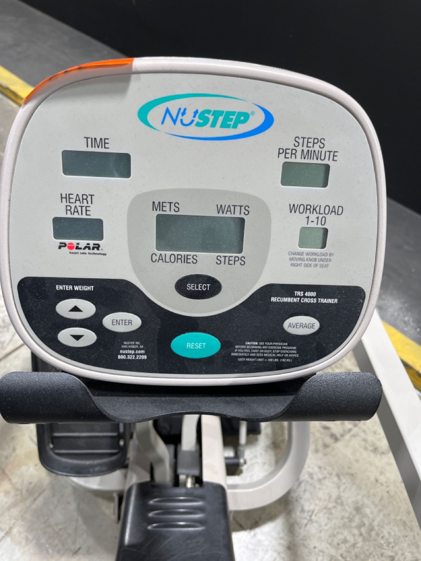 NUSTEP TRS 4000 RECUMBENT STEPPER (LOCATED AT 3325 MOUNT PROSPECT ROAD, FRANKLIN PARK, IL, 60131) - Image 3 of 3