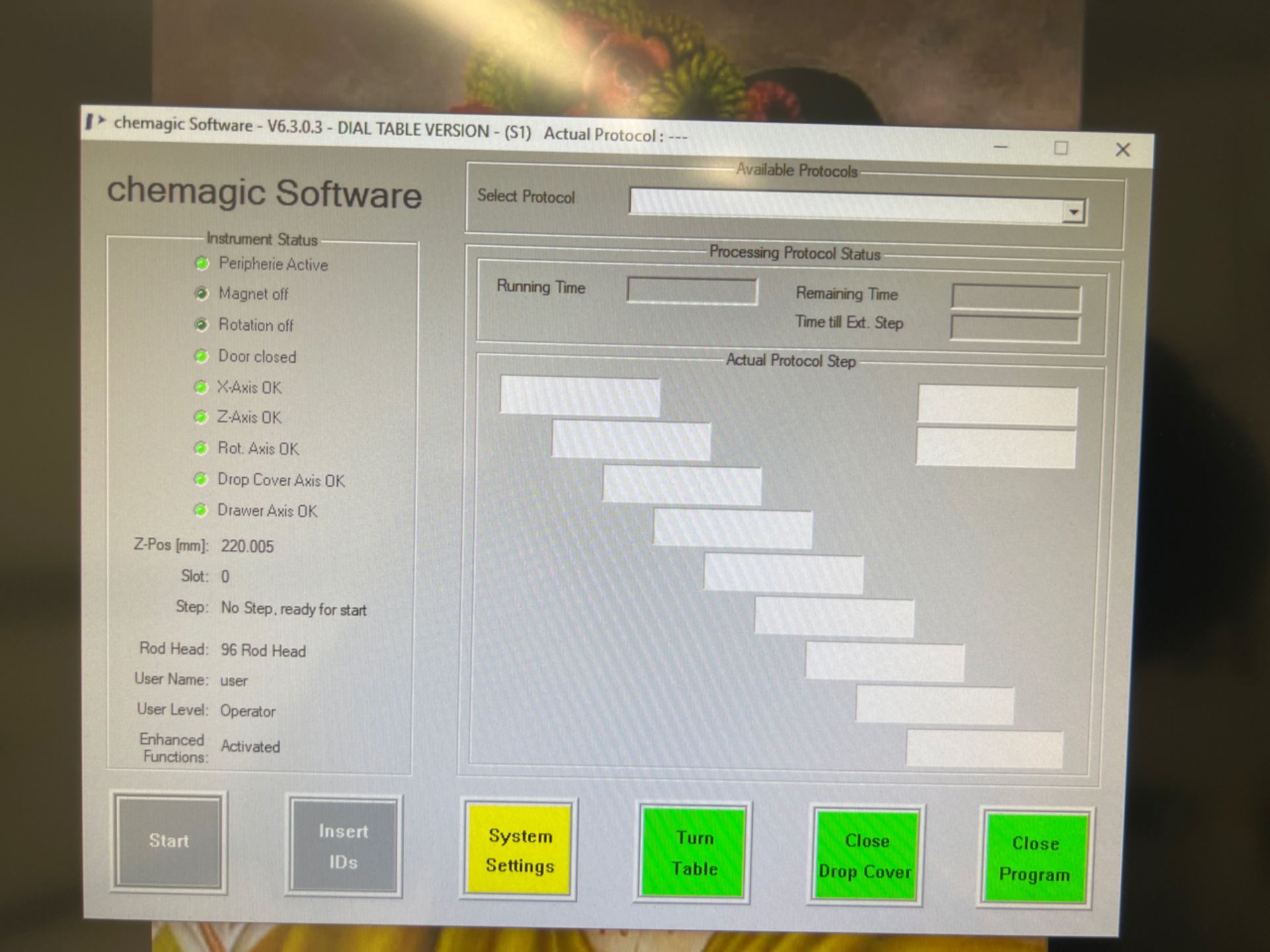 PERKINELMER CHEMAGIC 360 NUCLEIC ACID EXTRACTOR AUG-2020 SOFTWARE 6.3.0.3 2024-0020 20240935 TABLE - Image 2 of 18