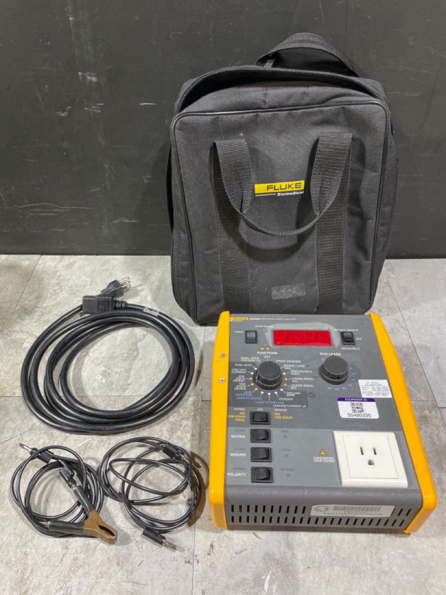 FLUKE ESA612 ELECTRICAL SAFETY ANALYZER SN 9324039