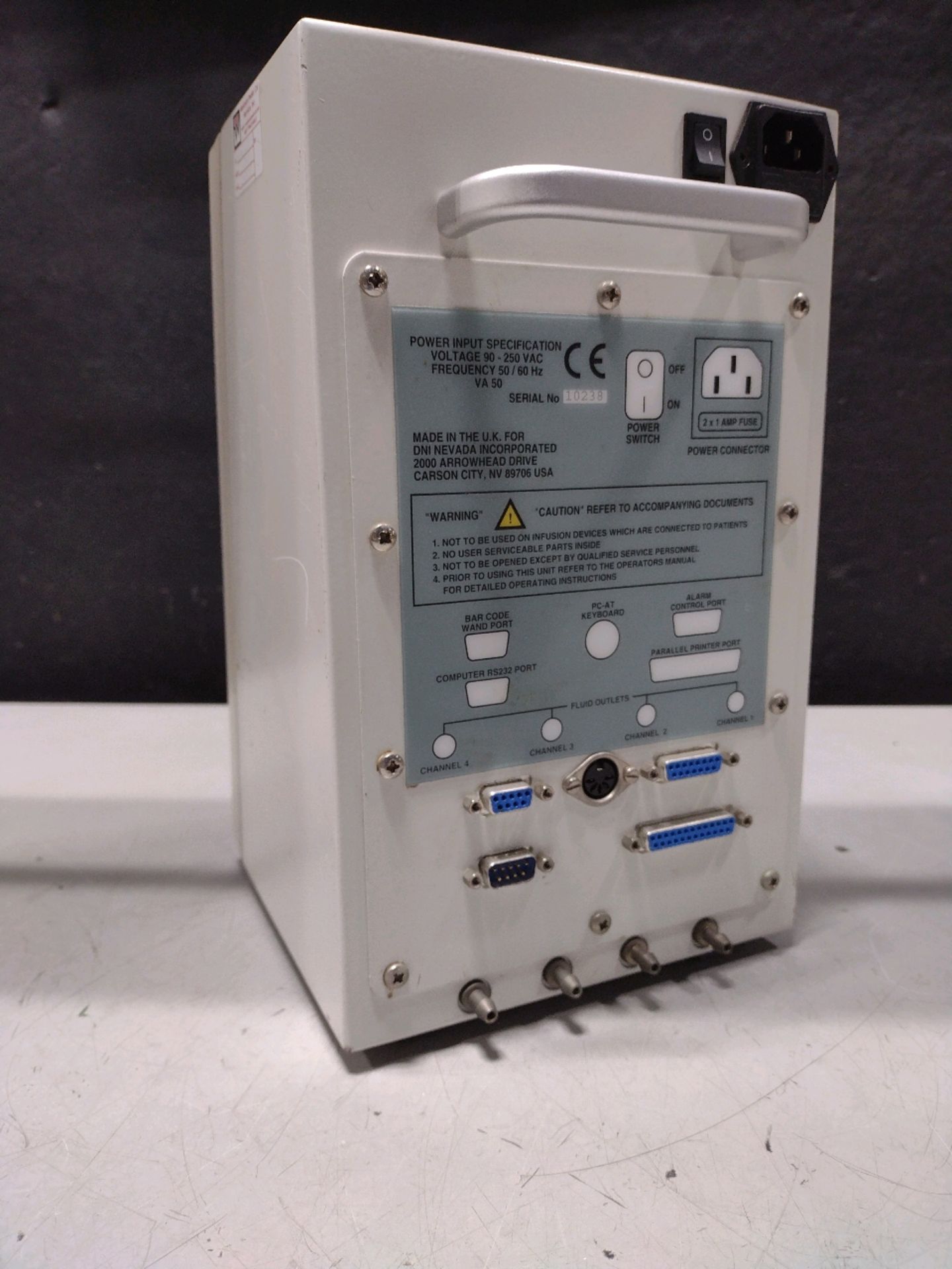 DNI NEVADA IPT-MC INFUSION PUMP TESTER (LOCATED AT 3325 MOUNT PROSPECT ROAD, FRANKLIN PARK, IL, 6013 - Image 2 of 2