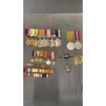 A collection of 16 medals, George V and Elizabeth 11, awarded to John C Parkinson. E.R.A.I Davenport