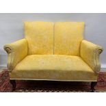 A Beautiful George 111 2 seater upholstered settee