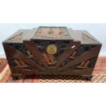 A very good vintage chinese camphor chest
