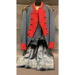An Antique 3 piece French military uniform