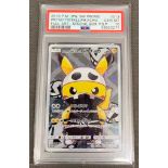 Pokemon 2016 Japanese SM PROMO PSA GEM MINT 10 Team skull Pikachu full art special box .