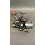 A Daiwa Enton 5500 tournament big fixed spool reel in fished condition