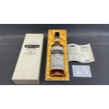 A bottle of very rare Midleton Irish Whiskey, 1985, sealed and unopened, no 00347, 1985