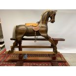 A Large Deborah Fownes Rocking Horse, The Rocking Horse Stable, Cotwall End, Sedgley, No.011.