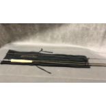Scierra Fly Rod, HM 3 carbon 3 piece 9 foot for line weight 6--7, good very lightly fished