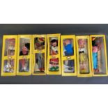 7 boxed Pelham Puppets