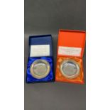 2 commemorative bowls, Silver Jubilee and Royal Wedding of Prince Charles and Diana Spencer, 140