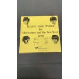 Beatles fan club Christmas messages on floppy disc From December 1963 to December 1969 all Beatles