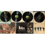 Five Beatles Albums  HELP 70's re issue PCS 3071, Sleeve G+, Inner G+, Vinyl G Abbey Road American