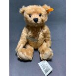A Steiff 1902-2002 Anniversary growler teddy bear No 660337, 30cm tall