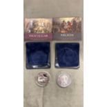 2 x 2005 Trafalgar and Nelson Â£5 coins