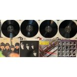 Four Beatles Albums For Sale 70's re issue, PCS 3067 - Sleeve VG+, Inner VG, Vinyl VG Hard Day's