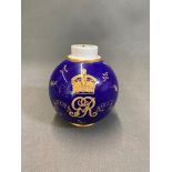 A Royal Worcester Coronation George V vase