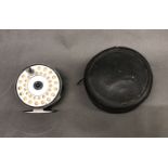 Hardy VIscount 140 fly reel with Hardy DT 7F, line well fished