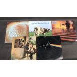 5 Pink Floyd Albums Madcap Laughs, re issue Cover Excellent / Vinyl Excellent Darkside of the