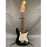 Squire mini Fender 6 string electric in black