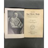 Third Reich German WW2 Interest Das Dritte Reich (The Third Reich) book 1936 with photo of Adolf