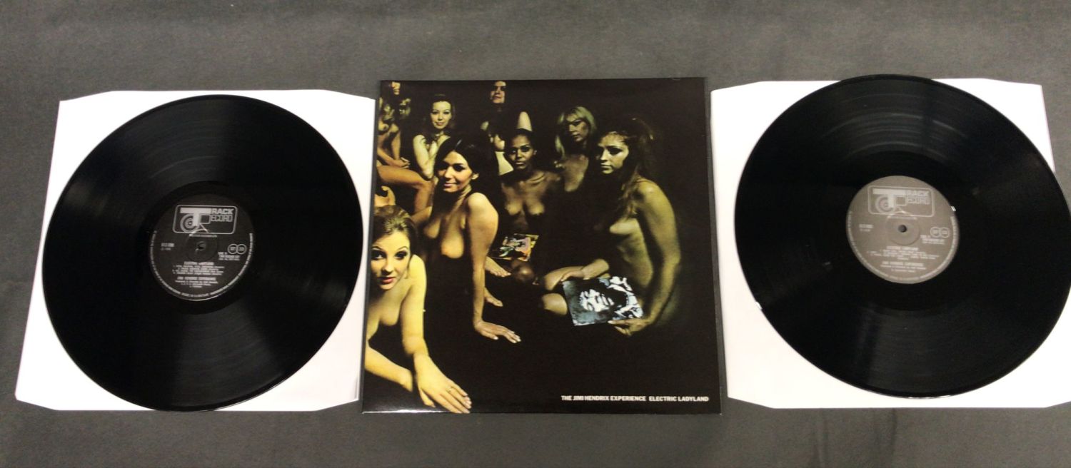 Jimi Hendrix - Electric Ladyland Unofficial re-issue (Track record 2657001) Cover and vinyl are
