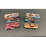 2 x matchbox cars, new 16 Pontiac and new 4 57 Chevy